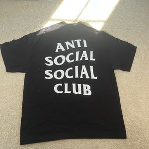 Brand new never worn anti social club shirt
